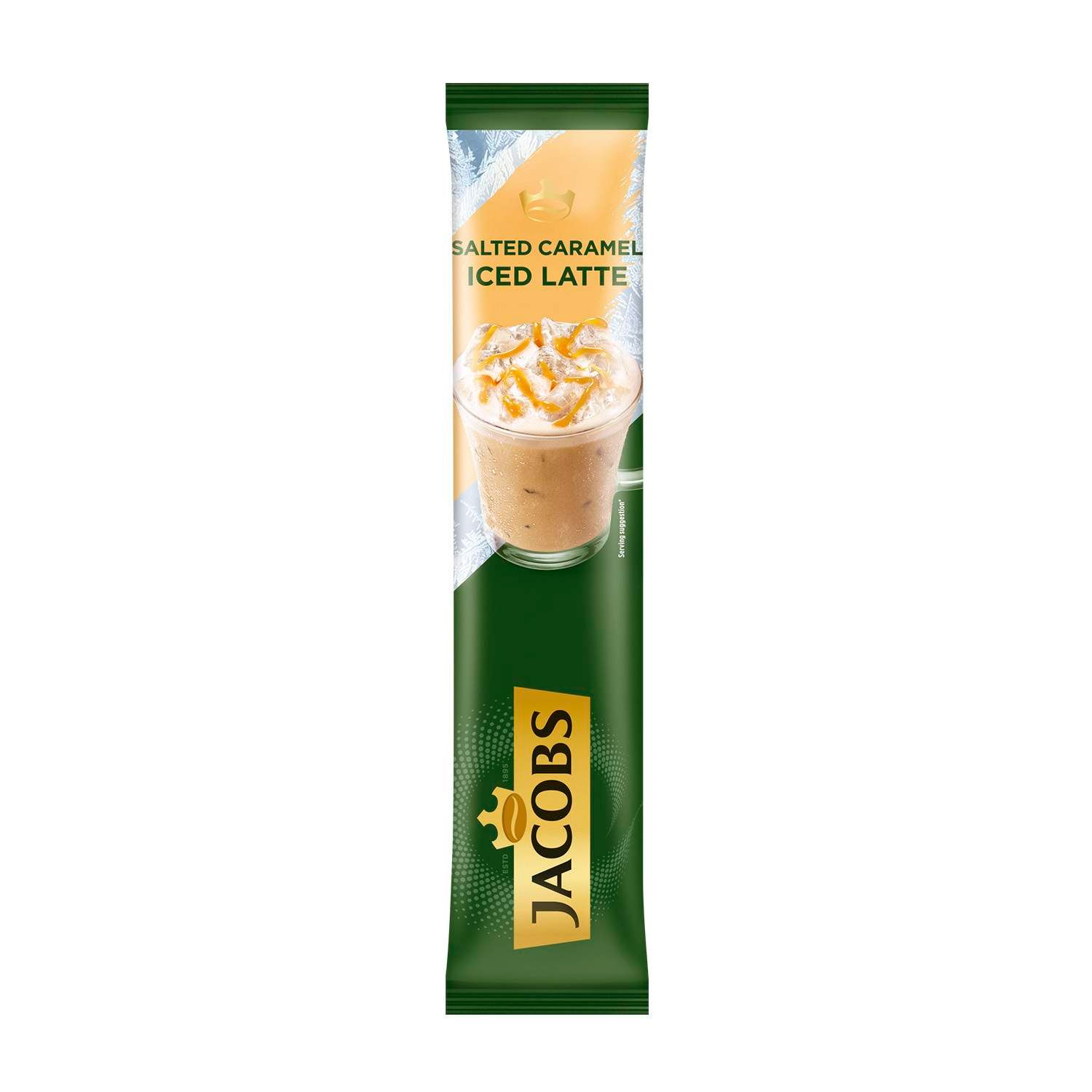 Jacobs Iced Cappuccino Salted Caramel Instant Coffee Drink 17.8G